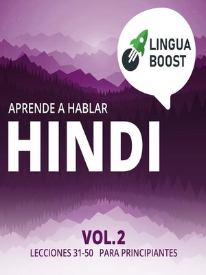 Aprende a hablar hindi Volume 2 - Audiobook